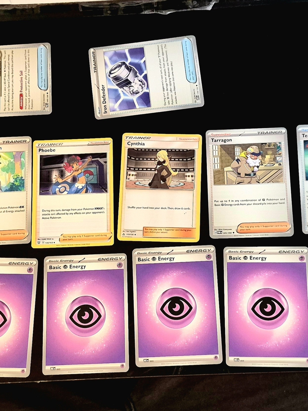 Pokémon TCG Trainer & Psychic Energy Card Lot (25 Cards)
